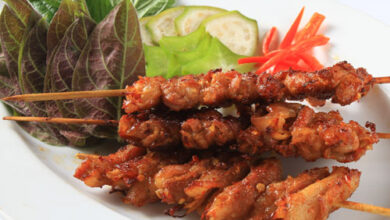 Ba chỉ nướng riềng sả