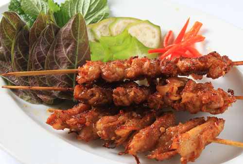 Ba chỉ nướng riềng sả