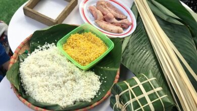 Bánh chưng ngày Tết