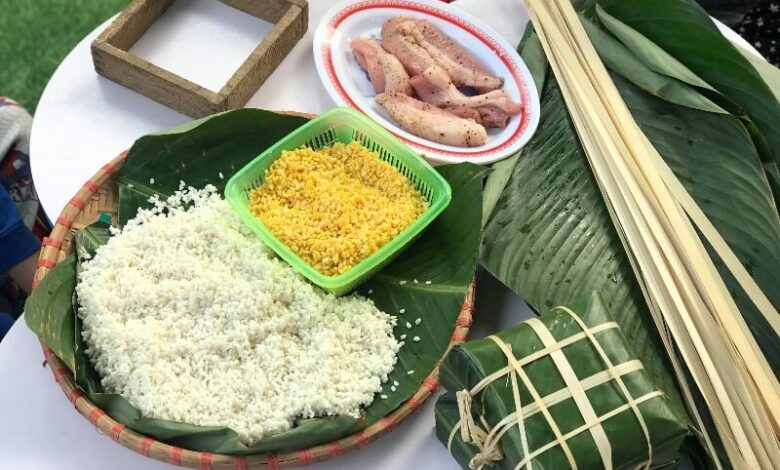 Bánh chưng ngày Tết