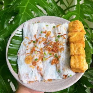 Bánh cuốn nhân thịt mộc nhĩ