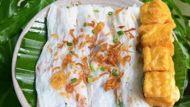 Bánh cuốn nhân thịt mộc nhĩ