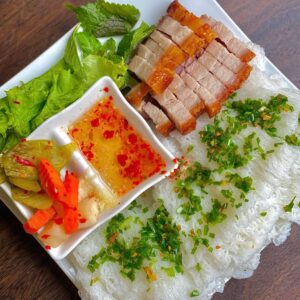 Bánh hỏi thịt nướng Bình Định