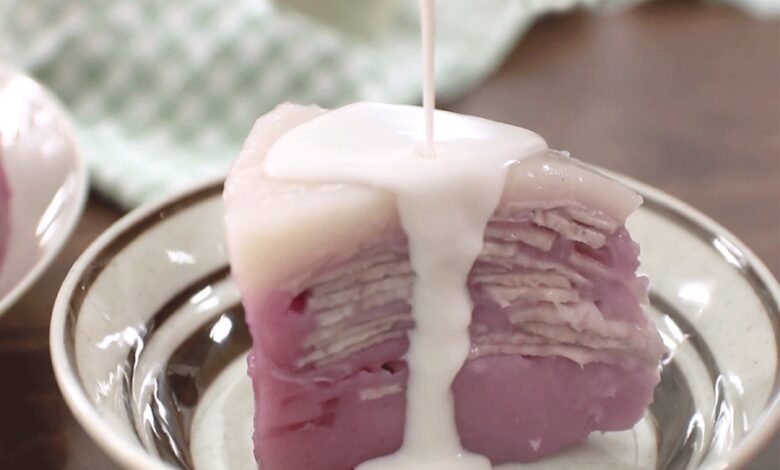 Bánh khoai môn hấp