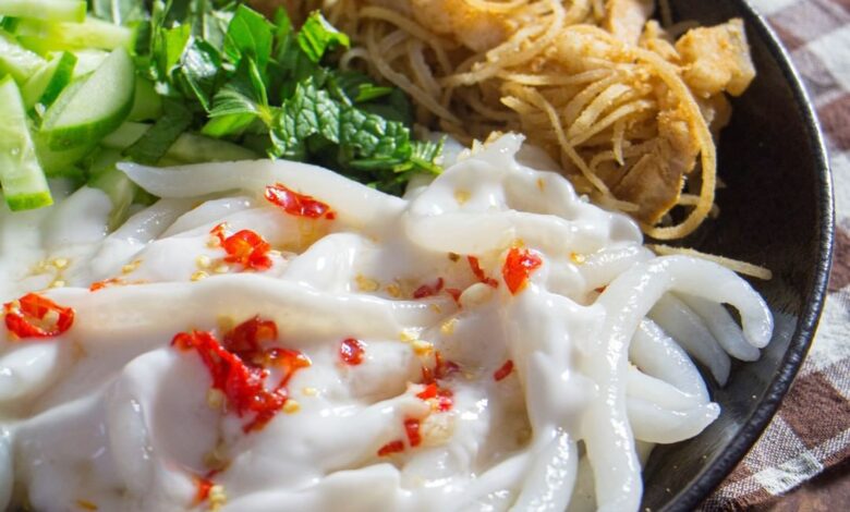 Bánh tằm bì Cần Thơ