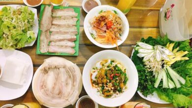 Bánh tráng cuốn thịt heo Đà Nẵng