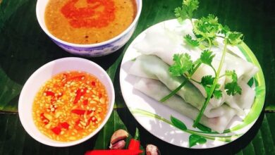 Bánh ướt thịt nướng Huế