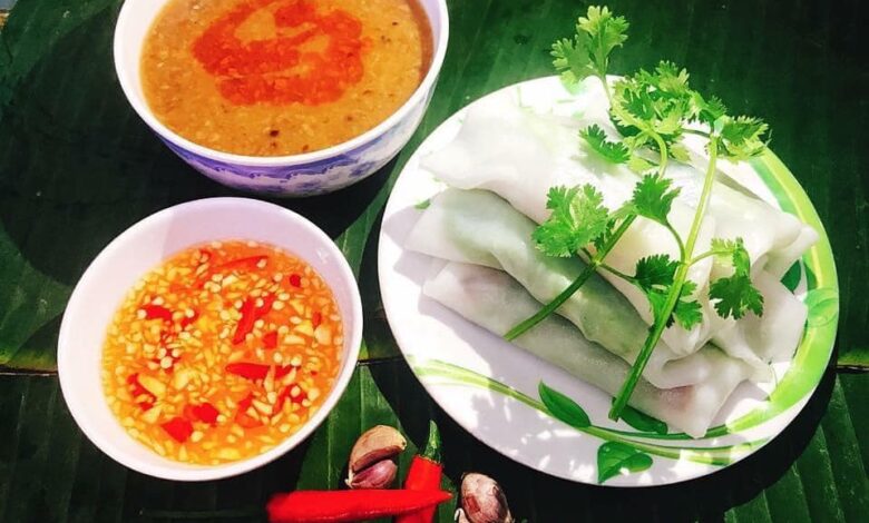 Bánh ướt thịt nướng Huế