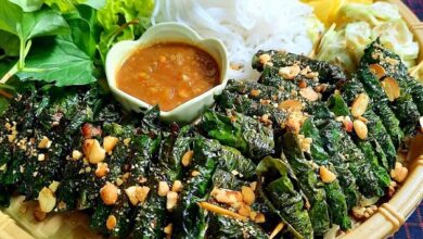 Bò nướng lá lốt