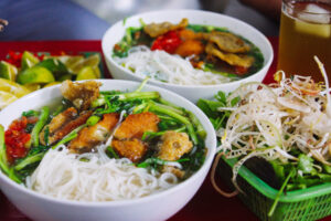Bún cá rô đồng Hải Dương