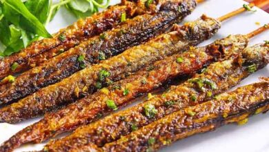 Cá kèo nướng muối ớt