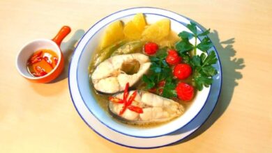 Canh chua cá bông lau