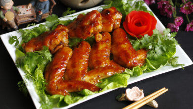 Cánh gà nướng mật ong