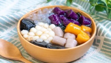 Chè khoai dẻo nước cốt dừa