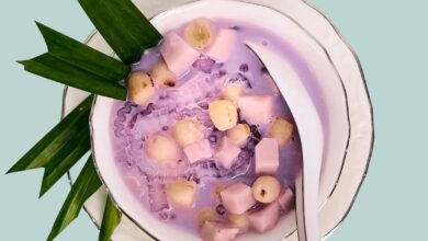 Chè khoai môn nước cốt dừa