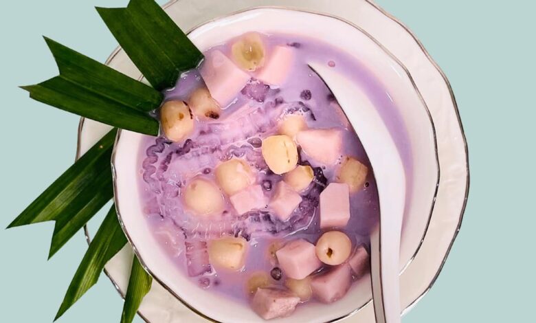 Chè khoai môn nước cốt dừa