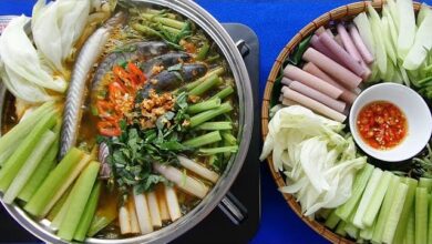 Lẩu cá kèo lá giang