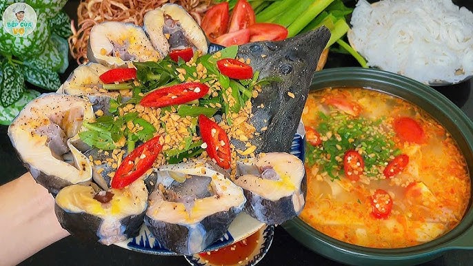 Lẩu cá tầm măng chua