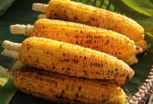 Ngô nướng mỡ hành