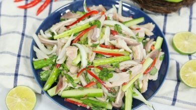 Nộm dưa chuột tai heo
