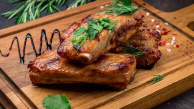 Sườn heo nướng mật ong