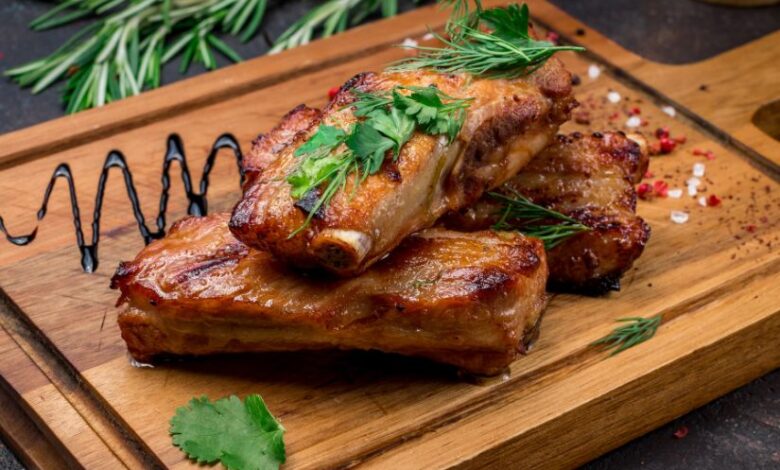 Sườn heo nướng mật ong