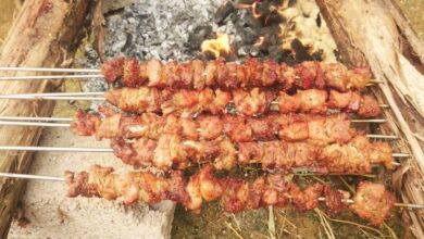 Thịt ba chỉ nướng riềng mẻ