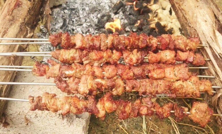 Thịt ba chỉ nướng riềng mẻ