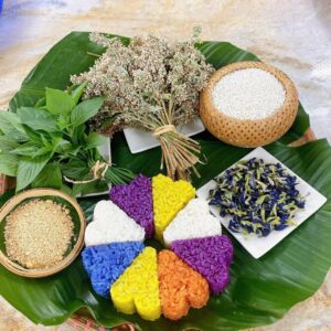Xôi ngũ sắc Tây Bắc